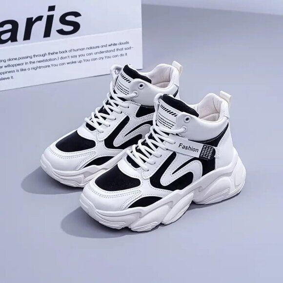 Women's Lace Up Anti-slip Sneakers Size 8 from Fashion - Picture 1 of 8